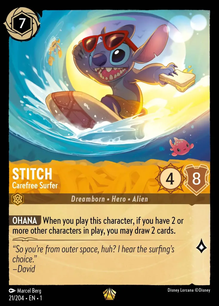 Stitch - Carefree Surfer